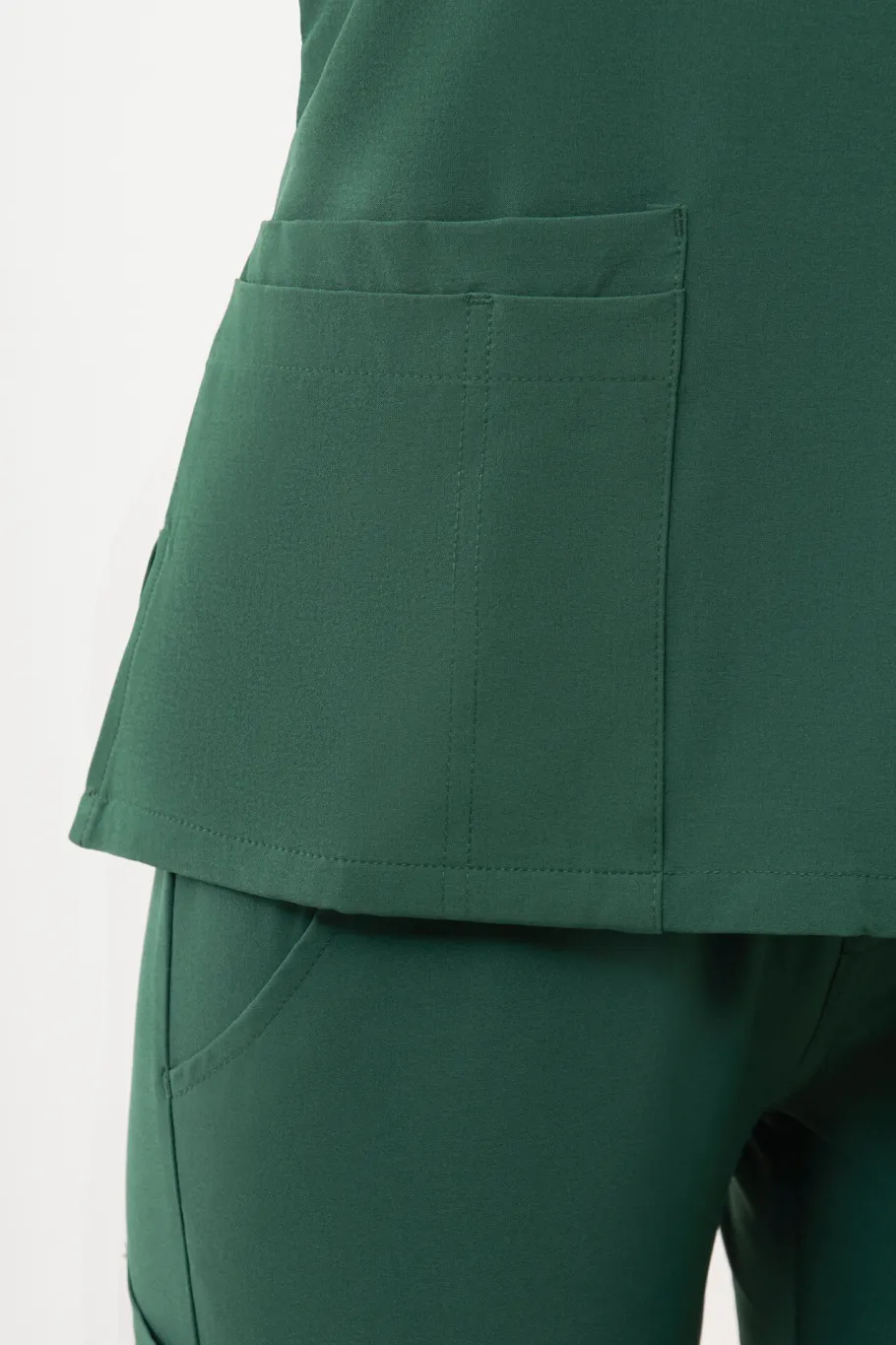 Uniformix Komplety|Promocje-Zestaw medyczny Super Flex, bluza 4000 + spodnie 4020, Hunter green