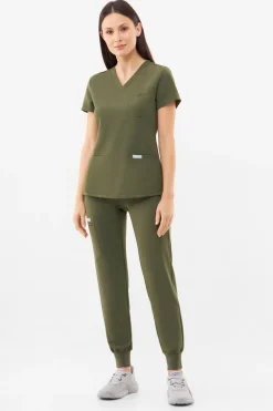Uniformix Promocje|Komplety-Zestaw medyczny RayOn, bluza 3000 + spodnie 3020, Tea Leaf