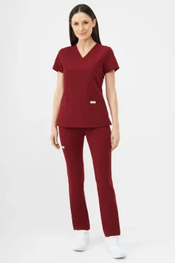 Uniformix Promocje|Komplety-Zestaw medyczny RayOn, bluza 3000 + spodnie 3030 Burgundy