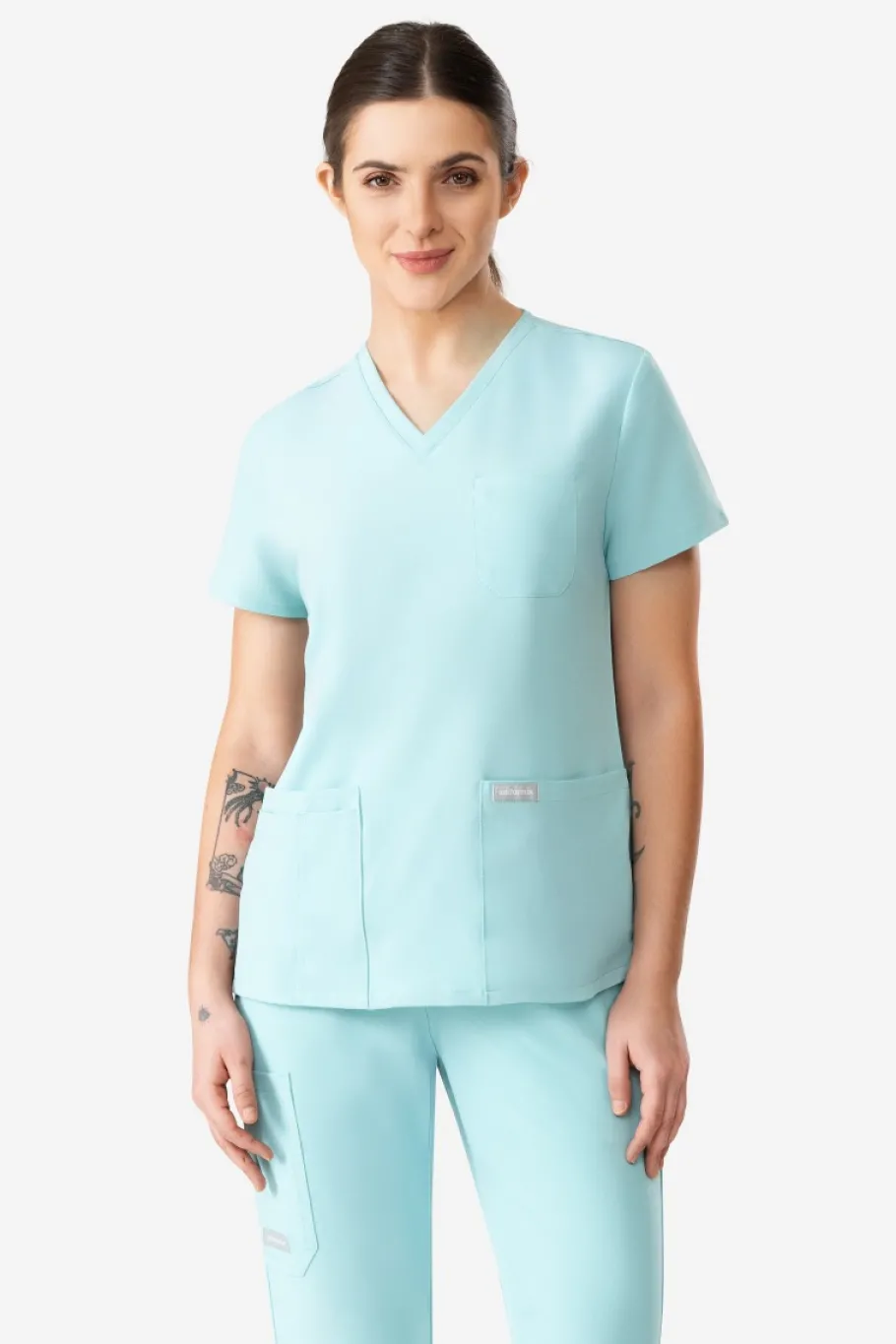 Uniformix Komplety|Promocje-Zestaw medyczny Super Flex, bluza 4000 + spodnie 4030, Medical Green