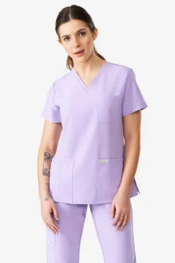 Uniformix Komplety|Promocje-Zestaw medyczny Super Flex, bluza 4000 + spodnie 4030, Purple