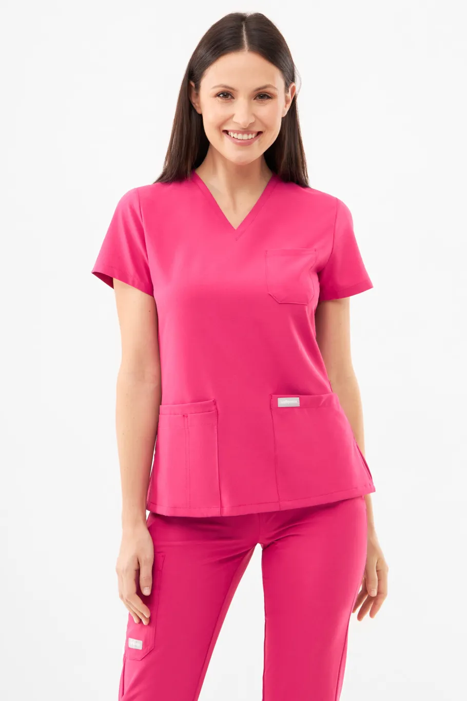 Uniformix Komplety|Promocje-Zestaw medyczny Super Flex, bluza 4000 + spodnie 4020, Virtual pink