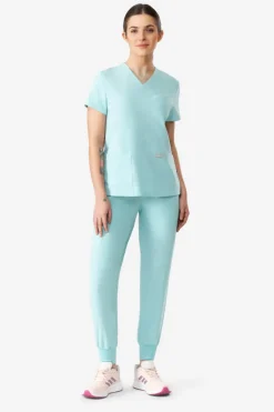 Uniformix Komplety|Promocje-Zestaw medyczny Super Flex, bluza 4000 + spodnie 4020, Medical Green