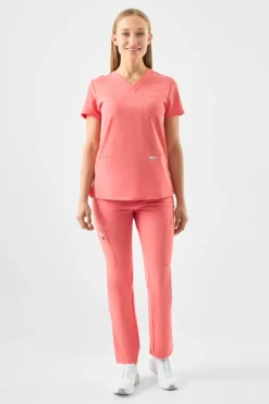 Uniformix Komplety|Promocje-Zestaw medyczny RayOn, bluza 3000 + spodnie 3030, Salomon Orange