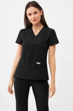 Uniformix Komplety|Promocje-Zestaw medyczny Super Flex, bluza 4000 + spodnie 4030, black