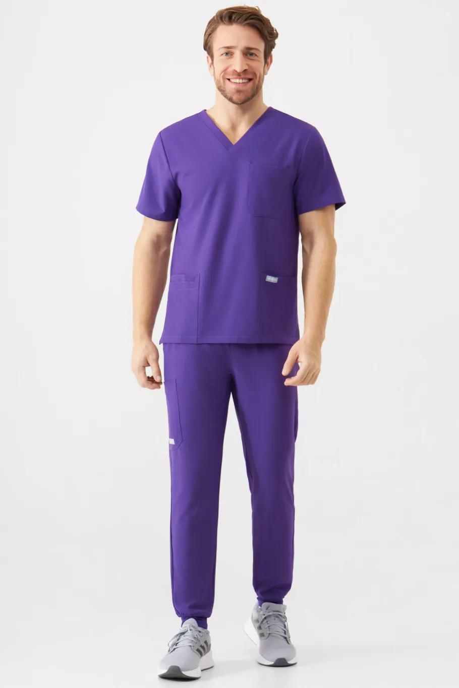 Uniformix Promocje|Komplety-Zestaw medyczny Super Flex, bluza 4050 + spodnie 4070, Plum wine