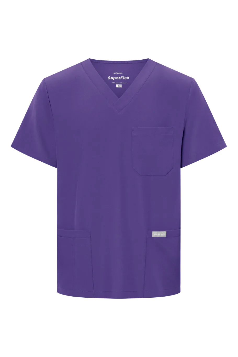 Uniformix Promocje|Komplety-Zestaw medyczny Super Flex, bluza 4050 + spodnie 4070, Plum wine