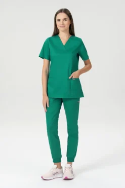 Uniformix Komplety|Promocje-Zestaw medyczny FLEX ZONE bluza FZ1001B + spodnie FZ2056, zielony