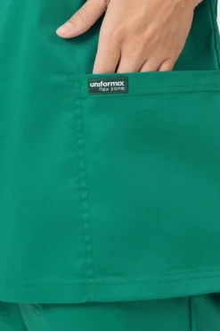 Uniformix Komplety|Promocje-Zestaw medyczny FLEX ZONE bluza FZ1001B + spodnie FZ2056, zielony