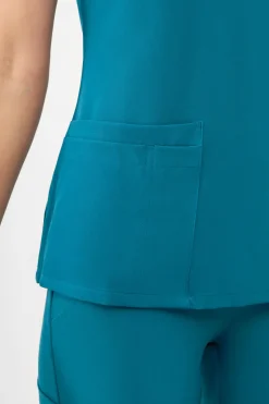 Uniformix Komplety|Promocje-Zestaw medyczny Super Flex, bluza 4000 + spodnie 4020, Caribbean Blue