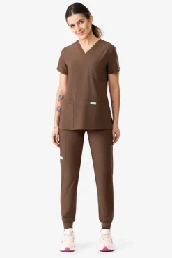 Uniformix Komplety|Promocje-Zestaw medyczny Super Flex, bluza 4000 + spodnie 4020, Fresh Roast
