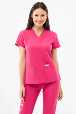 Uniformix Komplety|Promocje-Zestaw medyczny Super Flex, bluza 4000 + spodnie 4030, Virtual Pink