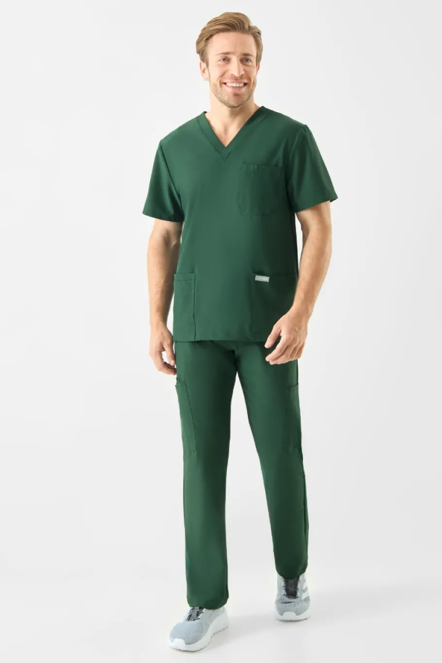 Uniformix Promocje|Komplety-Zestaw medyczny Super Flex, bluza 4050 + spodnie 4080, Hunter green