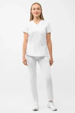 Uniformix Komplety|Promocje-Zestaw medyczny RayOn, bluza 3000 + spodnie 3030, White