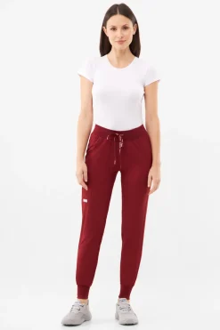 Uniformix Komplety|Promocje-Zestaw medyczny Super Flex, bluza 4000 + spodnie 4020, Burgundy