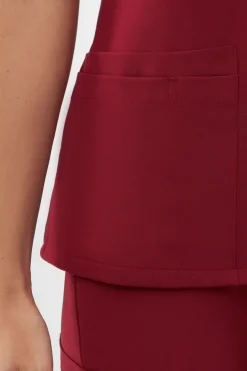 Uniformix Komplety|Promocje-Zestaw medyczny Super Flex, bluza 4000 + spodnie 4020, Burgundy