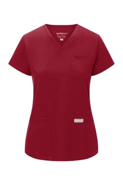 Uniformix Komplety|Promocje-Zestaw medyczny Super Flex, bluza 4000 + spodnie 4020, Burgundy