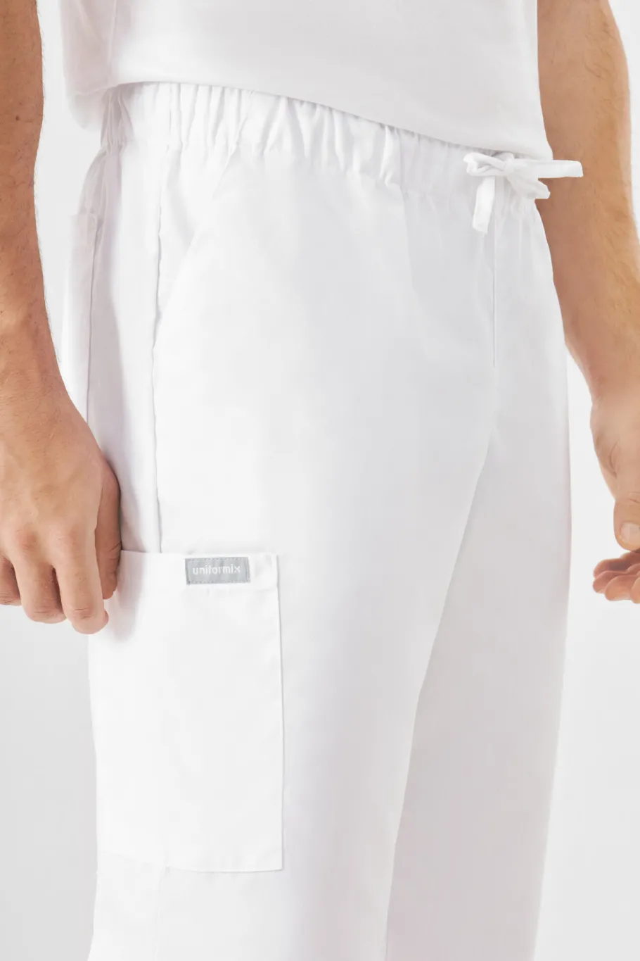 Uniformix Komplety|Promocje-Zestaw medyczny uniwersalny TEAM, bluza T1260 + spodnie T1190, White