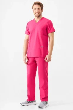 Uniformix Komplety|Promocje-Zestaw medyczny uniwersalny TEAM, bluza T1260 + spodnie T1190, Virtual Pink