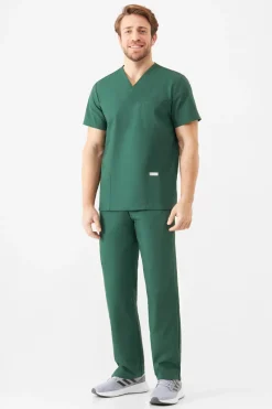 Uniformix Komplety|Promocje-Zestaw medyczny uniwersalny TEAM, bluza T1260 + spodnie T1190, Hunter Green